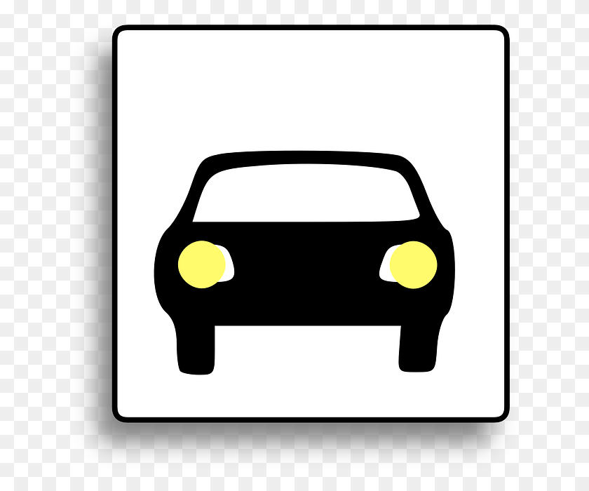 640x640 Headlight Safety From Griesbach Auto Service Weston Car Icon, Car, Vehicle, Transportation HD PNG Download
