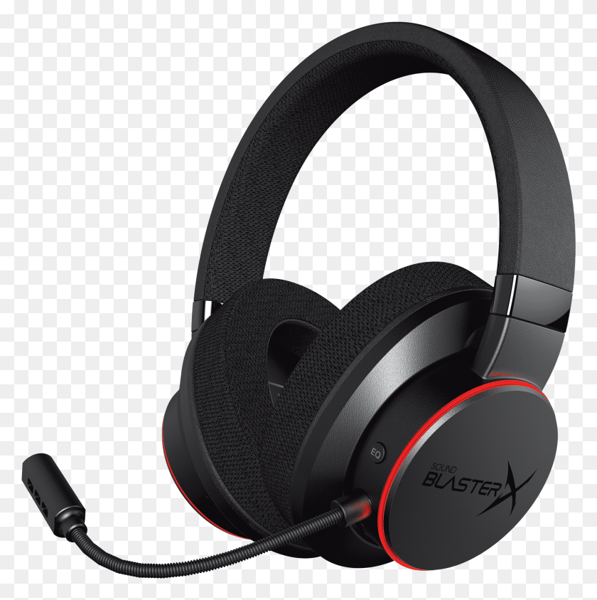 1771x1780 Headphones Clipart Gaming Headset Creative Sound Blasterx, Electronics HD PNG Download
