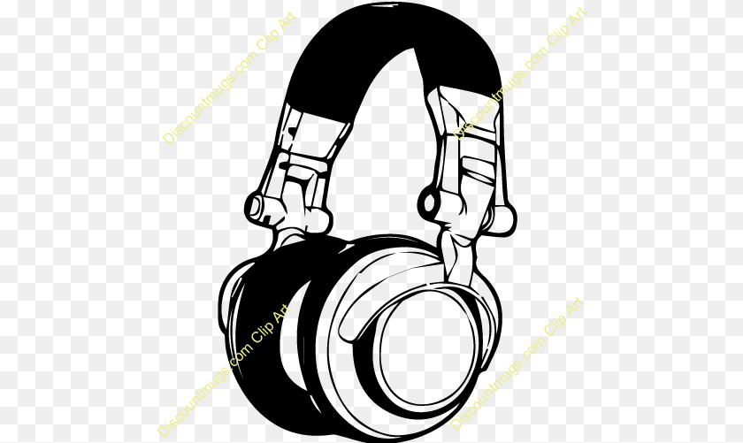 488x501 Headphones Wall Decal Sticker Music Wallpaper, Outdoors, Text, Nature Transparent PNG