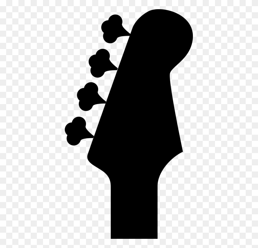 417x750 Headstock Bass Guitar Double Bass Acoustic Guitar Bass Guitar Headstock Vector, Gray, World Of Warcraft HD PNG Download