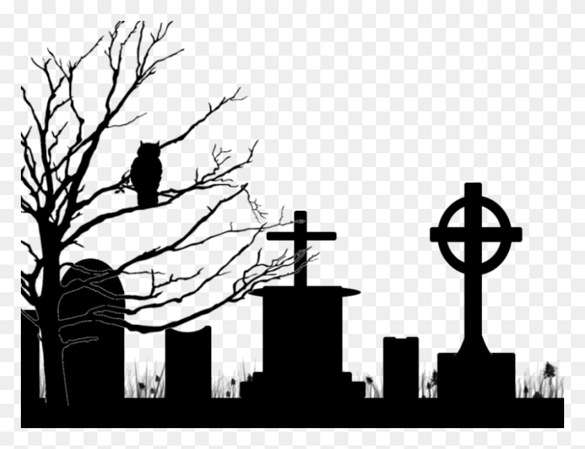 800x600 Headstone Clipart Grave Yard Cemetery Clipart, Nature, Outdoors, Flower HD PNG Download