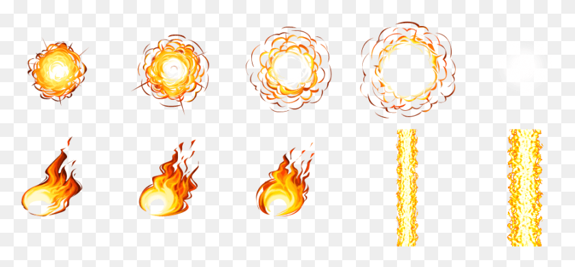 872x370 Heal03 Fire Rpg Maker, Flame, Lamp, Chandelier HD PNG Download