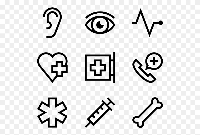 529x505 Health Care Collection Icon, Gray, World Of Warcraft HD PNG Download