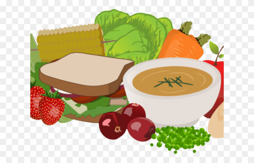640x480 Healthy Clip Art Food, Plant, Lunch, Meal HD PNG Download
