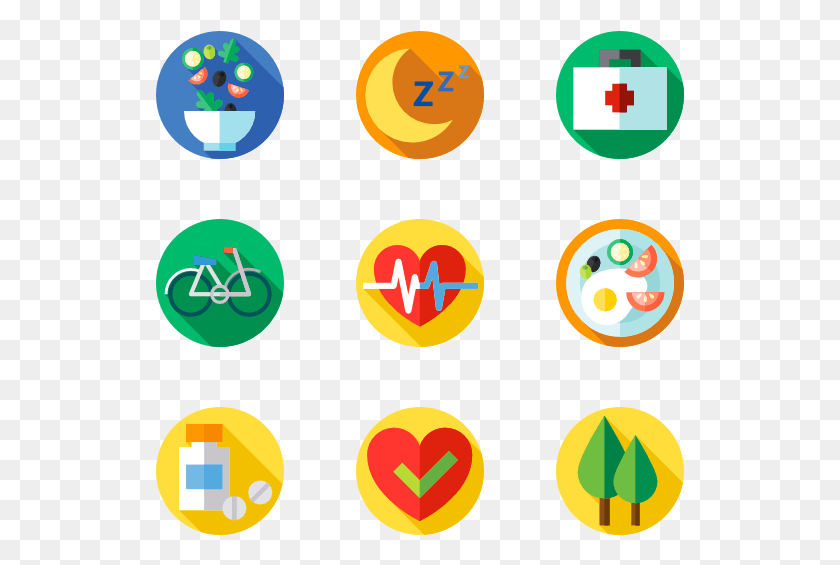 529x505 Healthy Lifestyle Transparent Image Healthy Life Icon, Symbol, Logo, Trademark HD PNG Download