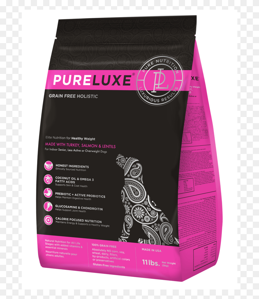 702x911 Healthy Weight Dog Pureluxe, Poster, Advertisement, Label HD PNG Download