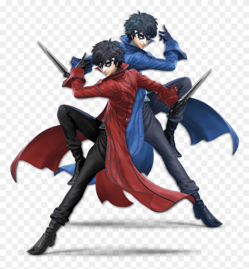 887x961 Heard Of It Haven39t You The Legend Of Sparda Super Smash Bros Ultimate Joker, Duel, Person, Human HD PNG Download