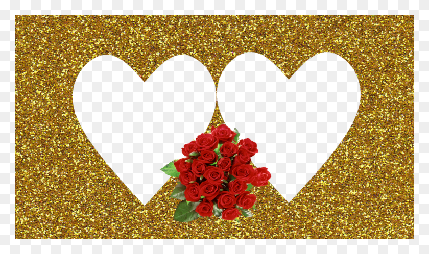 1600x900 Heart, Rose, Flower, Plant HD PNG Download