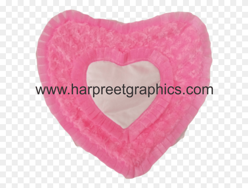 602x576 Heart, Pillow, Cushion, Diaper HD PNG Download