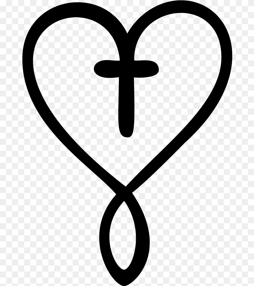 Heart, Cross, Symbol, Smoke Pipe, Accessories Transparent PNG