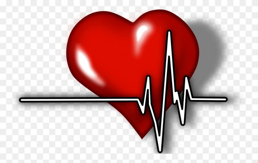 917x554 Heart Attack Heart Ecg Logo HD PNG Download