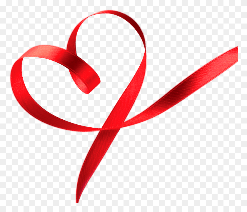 946x802 Heart Background Heart Ribbon, Scissors, Blade, Weapon HD PNG Download