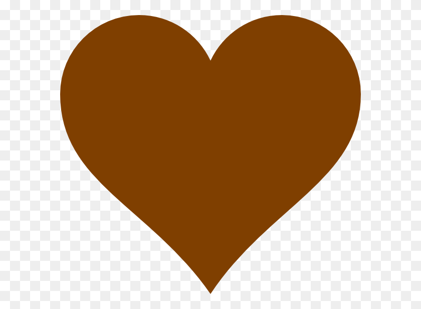 600x556 Heart Brown, Balloon, Ball, Label HD PNG Download