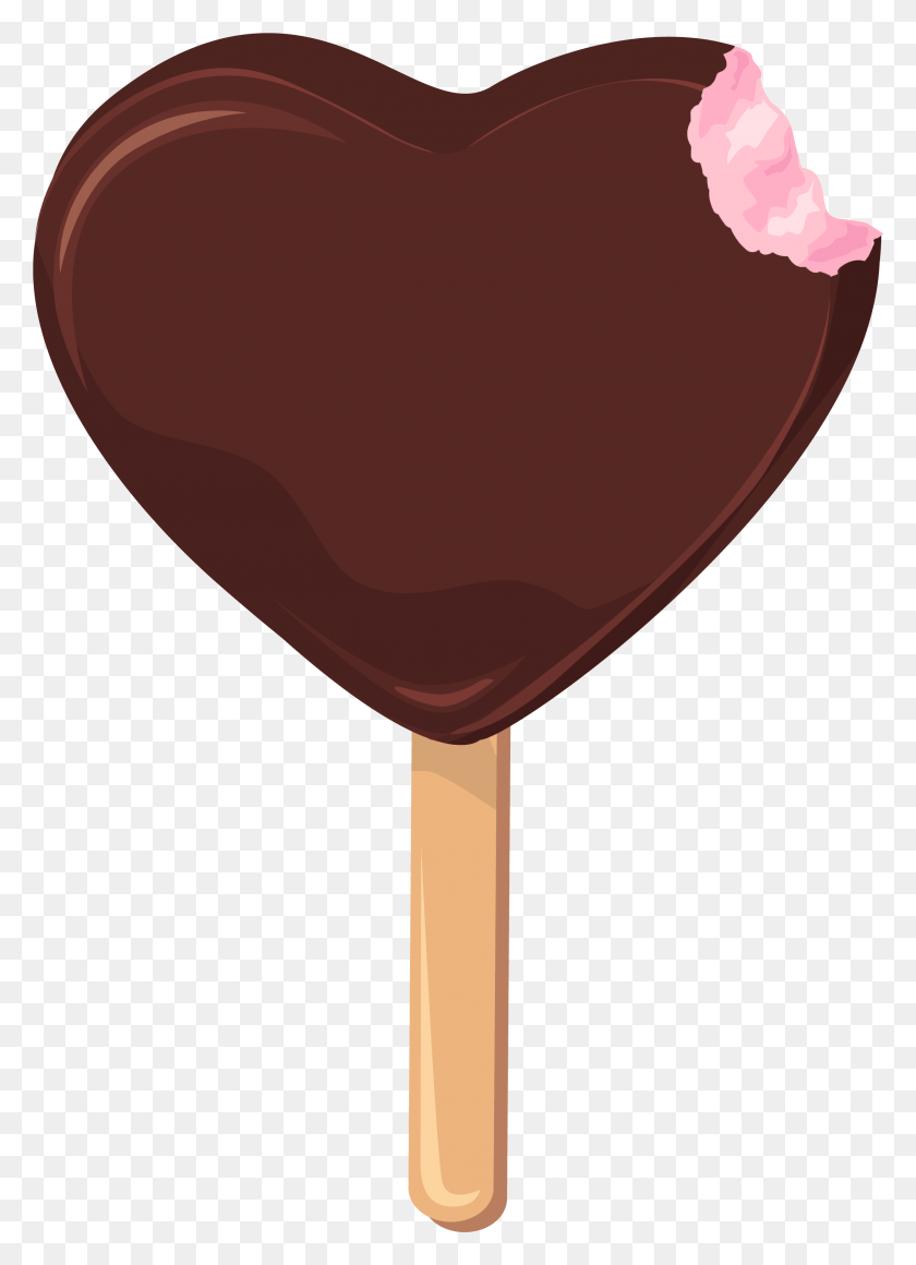 2493x3516 Heart Clipart Ice Cream Ice Cream Candy Clipart, Sweets, Food, Confectionery HD PNG Download