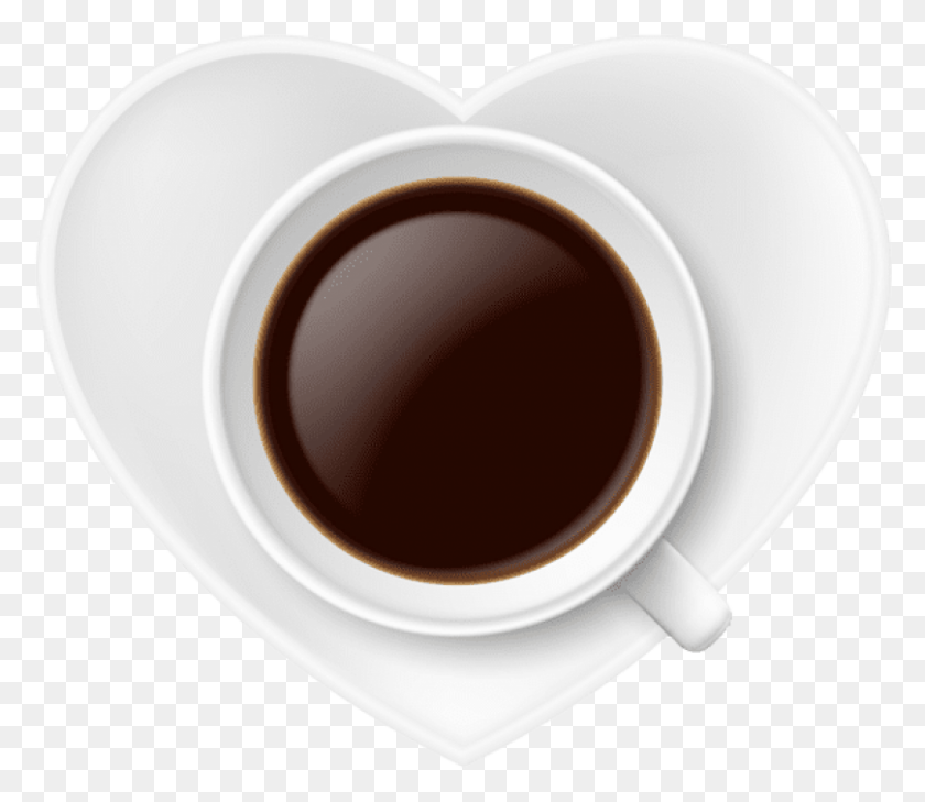 808x694 Heart Coffee Cup Vector Clipart Photo Dandelion Coffee, Cup, Espresso, Beverage HD PNG Download