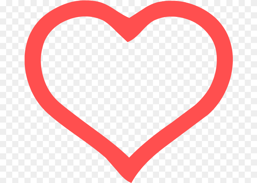 Heart Decal Sticker PNG