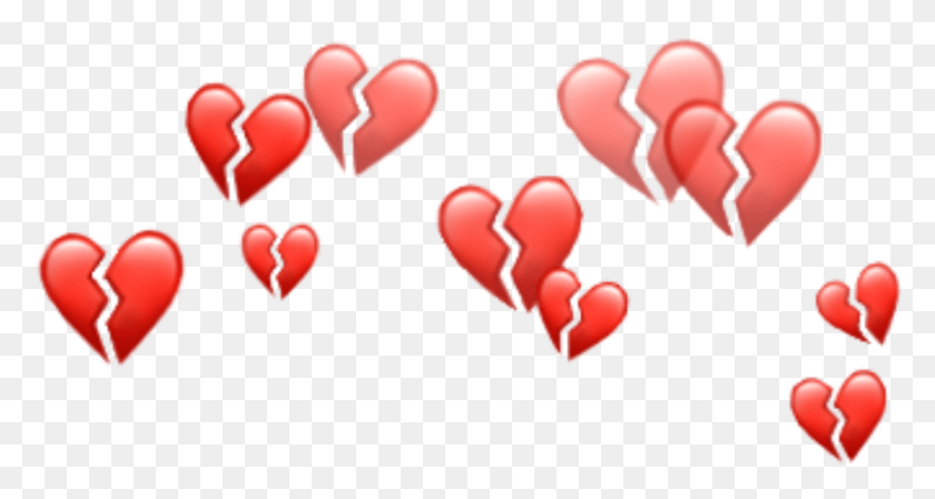 872x435 Descargar Png Corazón Emojis Corazón Emoji Corona, Pétalo, Flor, Planta Hd Png