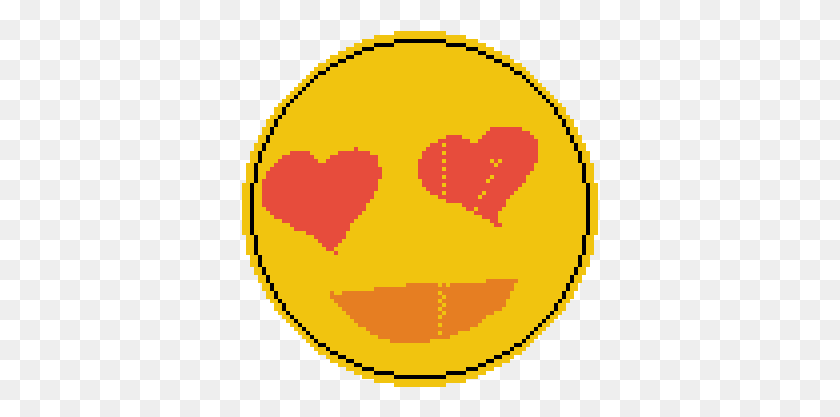 357x357 Heart Eye Emoji Circle, Poster, Advertisement, Text HD PNG Download