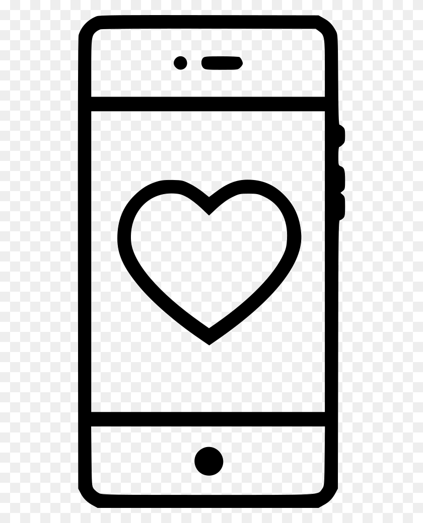 532x980 Heart Favourite Favorite Love Like Outline Comments Mobile Tower Icon, Label, Text, Stencil HD PNG Download