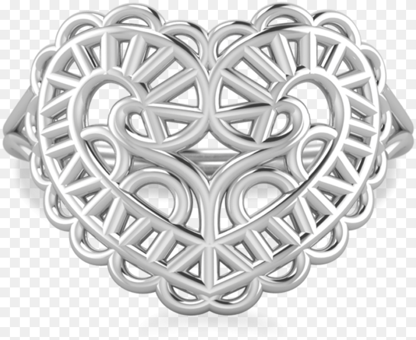 Heart Filigree Ring Circle, Accessories, Machine, Wheel, Jewelry PNG