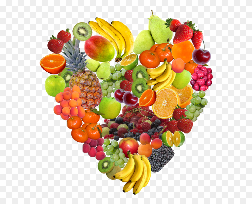 580x620 Heart Food Healthy Food Transparent Background, Plant, Fruit, Citrus Fruit HD PNG Download