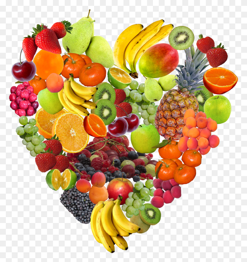 1113x1190 Png Сердце, Фрукты И Овощи, Сердце, Фрукты И Овощи, Сердце Png