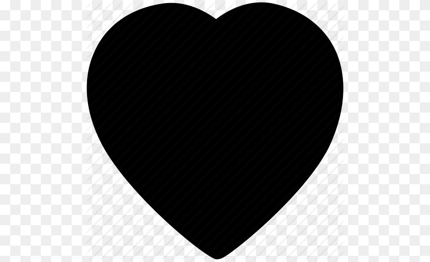 512x512 Heart Heart Shape Human Heart Like Sign Love Romance Icon Sticker PNG
