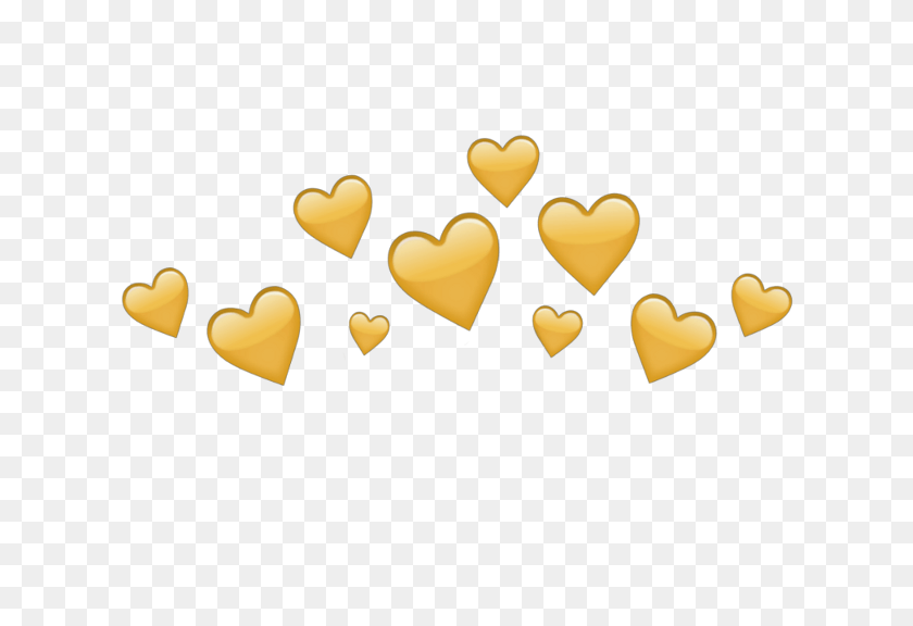 620x516 Heart Heartcrown Crown Emoji Yellow Cute Fly Gachaverse Heart, Birthday Cake, Cake, Dessert HD PNG Download