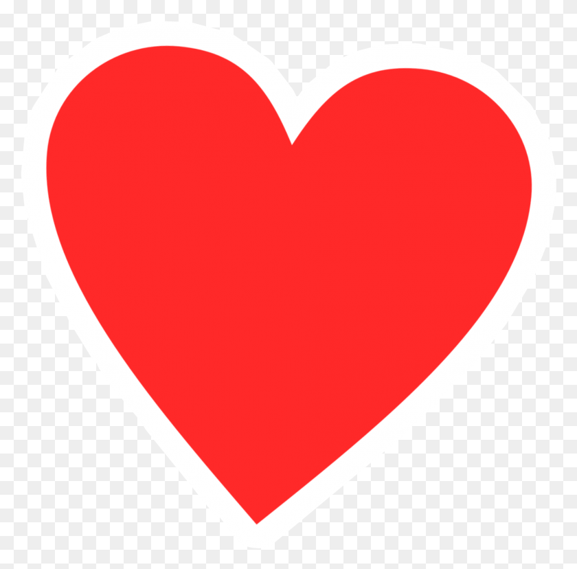 1921x1892 Сердце Сердца Emoji Emojis Красный Розовый Hotpink Белая Граница Нарисуйте Сердце Любви, Воздушный Шар, Шар Hd Png Скачать