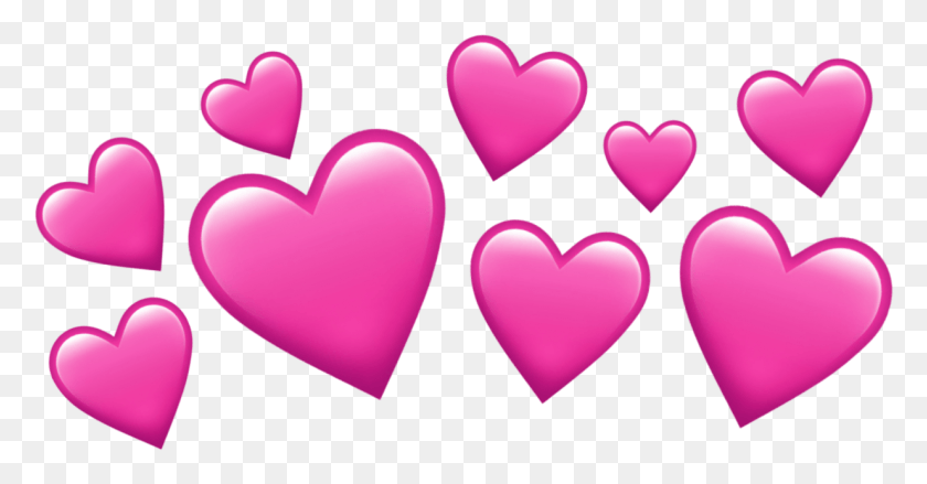 1234x601 Heart Hearts Heartcrown Pink Pinkhearts Tumblr Headcrow Heart, Подушка, Дизайн Интерьера, В Помещении Hd Png Скачать