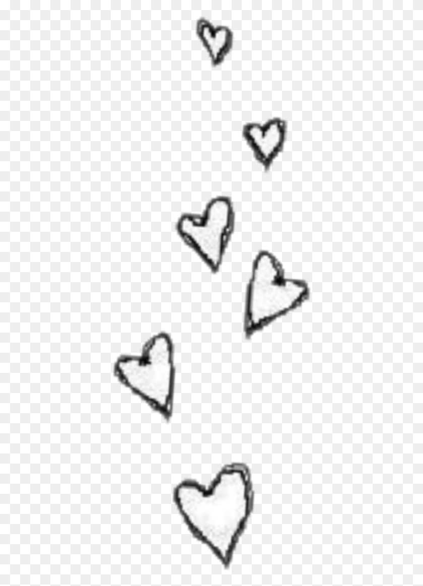 396x1103 Heart Hearts Tumblr Sticker Blackandwhite Transparent Heart Tumblr, Text, Person, Human HD PNG Download