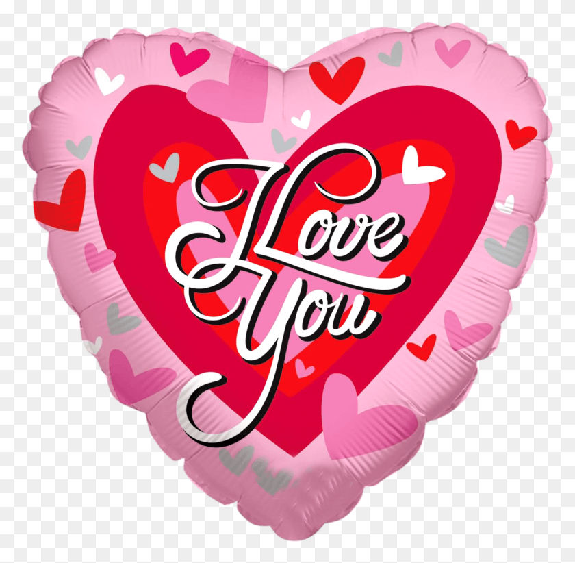 1354x1323 Heart I Love You Pink Image Background I Love You, Plant, Flower, Blossom HD PNG Download
