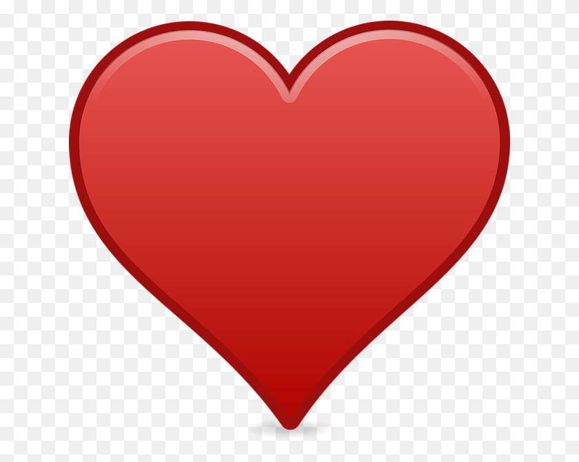 640x611 Heart Icon Clip Art At Clker, Heart, Balloon, Ball HD PNG Download