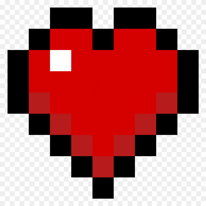 1081x1081 Descargar Png Corazón Minecraft Pixel Transparente Corazón, Primeros Auxilios, Símbolo, Logo Hd Png