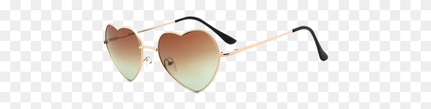442x153 Heart Of Glass Sunglasses Reflection, Accessories, Accessory, Glasses HD PNG Download