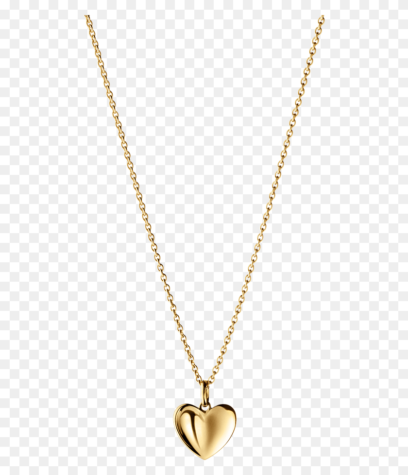 500x918 Corazón De Oro, Collar, Joyas, Accesorios Hd Png