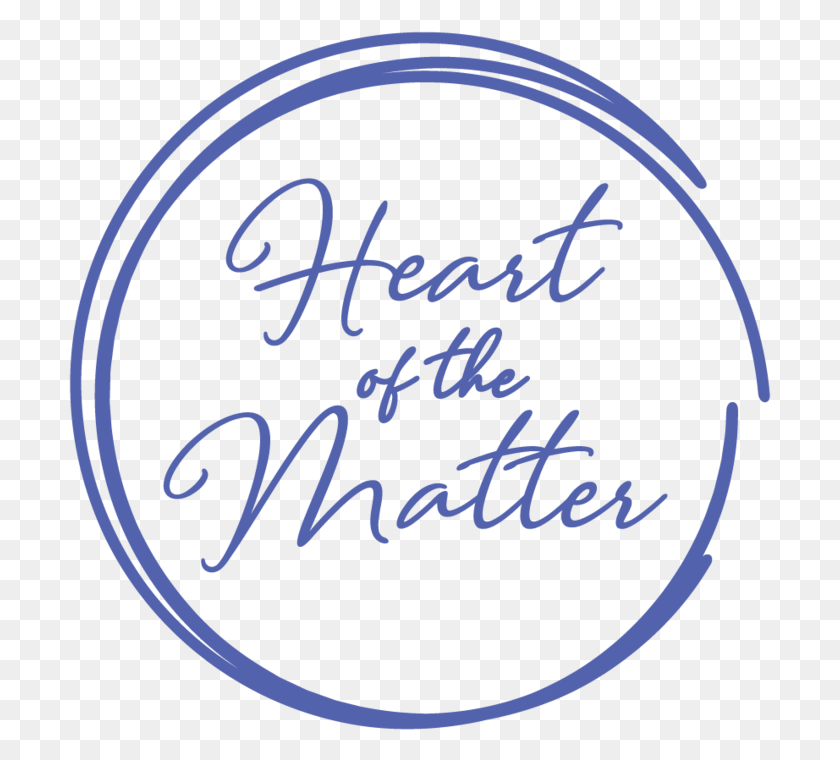 703x700 Heart Of The Matter Blue Handwriting, Text, Calligraphy, Alphabet HD PNG Download