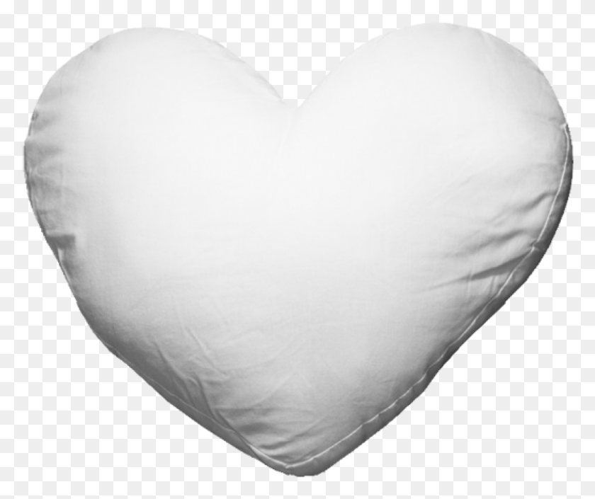1031x853 Heart Pillow White Heart Pillow, Cushion, Diaper, Balloon HD PNG Download