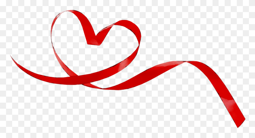 1171x597 Сердце Портативная Красная Графика Лента Сеть Клипарт Лента Сердце, Бумага Hd Png Скачать