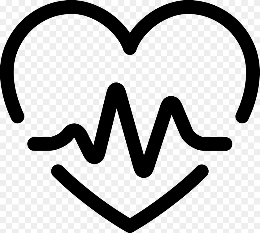 Heart Pulse Comments Heart With Pulse Icon, Logo, Stencil, Smoke Pipe, Head PNG