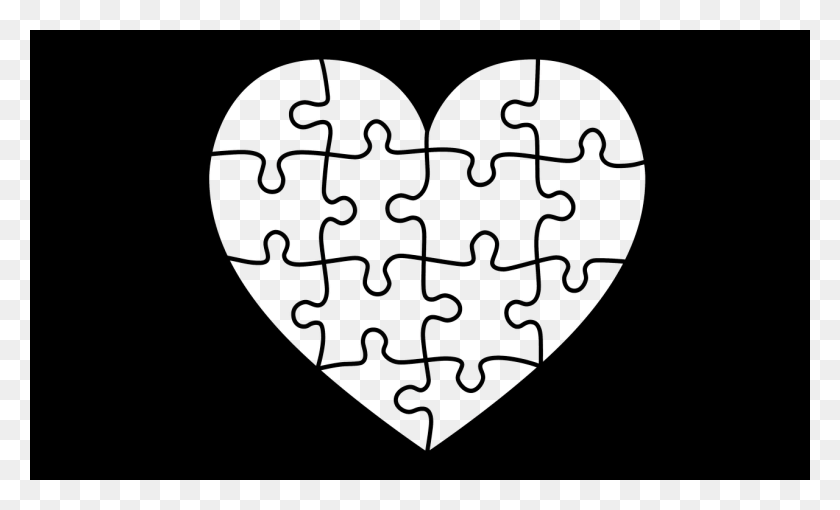 1280x740 Heart Puzzle Portrait Emotion Image Plantilla De Rompecabezas De Corazon, Armor, Rug, Screen Hd Png