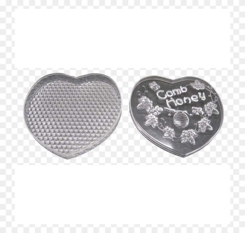 740x740 Heart Shape Comb Honey Container With Lid Heart, Rug, Plectrum, Path HD PNG Download