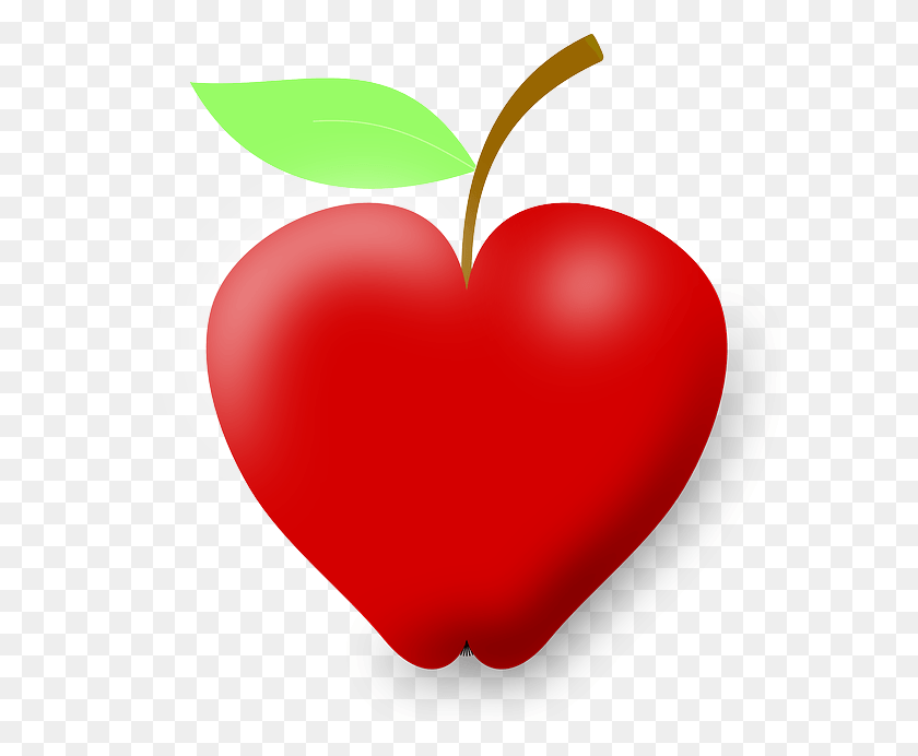 591x632 Heart Shaped Apple Apple Shaped Like A Heart, Balloon, Ball, Plant HD PNG Download