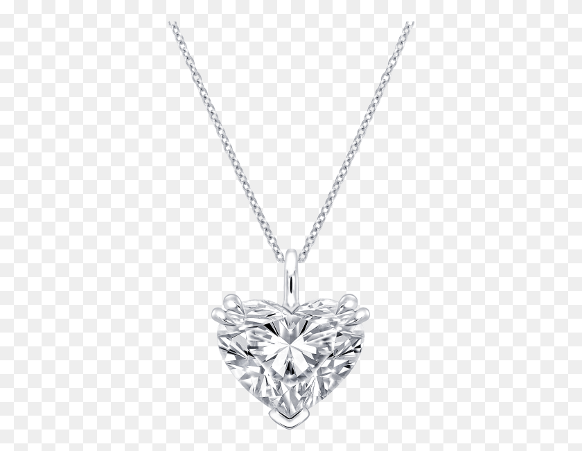 359x591 Heart Shaped Diamond Necklace Locket, Jewelry, Accessories, Accessory Descargar Hd Png
