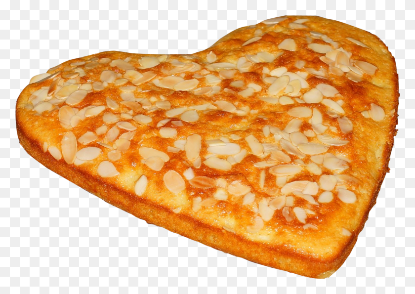 1548x1063 Heart Shaped Nuts Cake Image Cake, Bread, Food, Pancake HD PNG Download