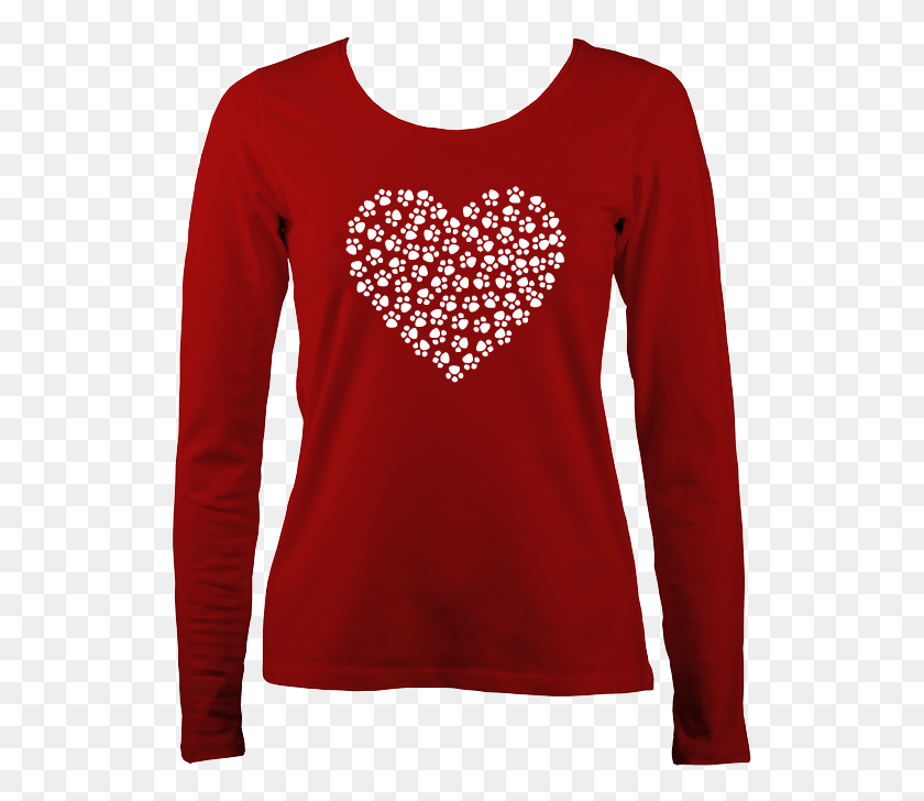 531x668 Heart Shaped Paw Print Heart, Sleeve, Clothing, Apparel HD PNG Download