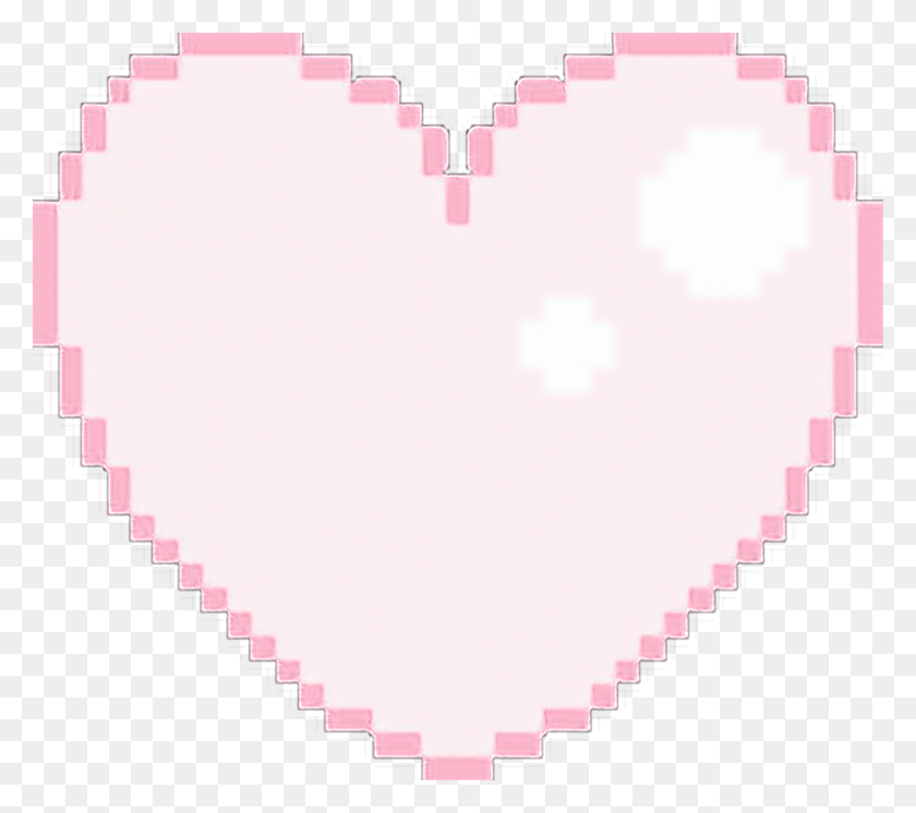 1024x901 Heart Sticker Pink Heart Pixel, Label, Text, Sweets HD PNG Download