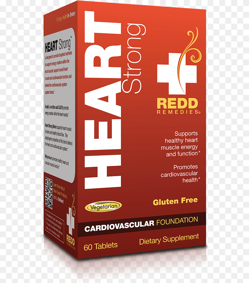 584x954 Heart Strong Supports Healthy Heart Muscle Energy And, Advertisement, First Aid, Poster, Qr Code Sticker PNG