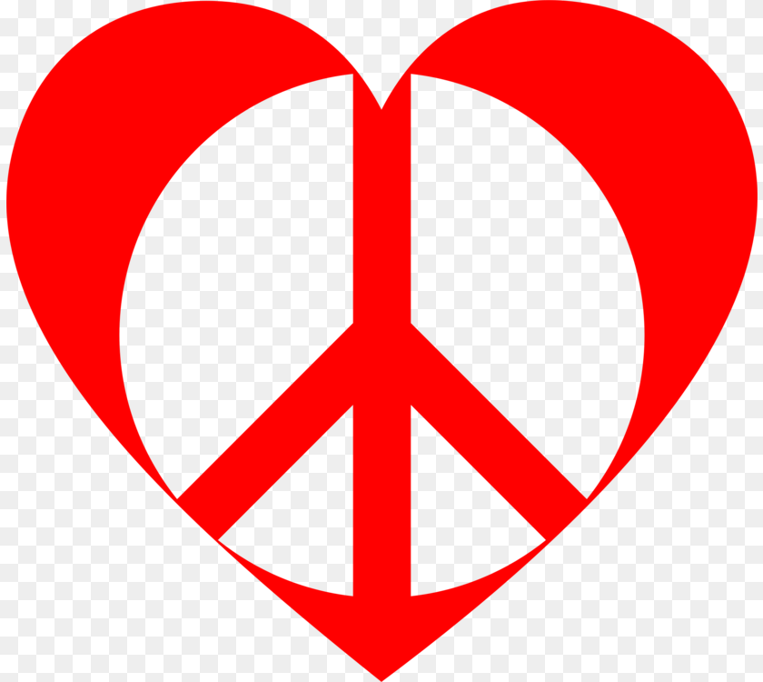 827x750 Heart With An X, Symbol Sticker PNG