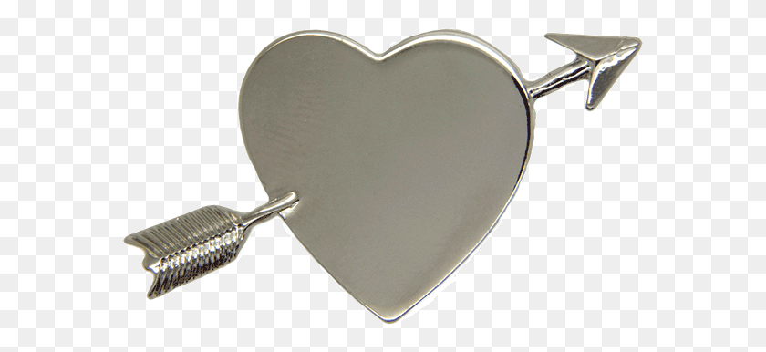 571x326 Descargar Png Corazón Con Flecha Pin Medallón De Plata, Gafas De Sol, Accesorios, Accesorio Hd Png